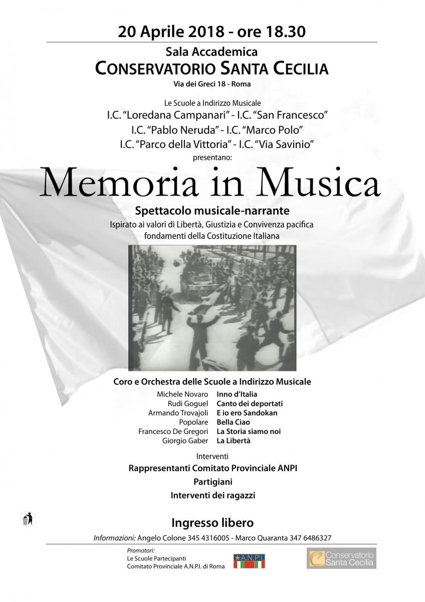 Memoria in Musica -  Conservatorio di Santa Cecilia 