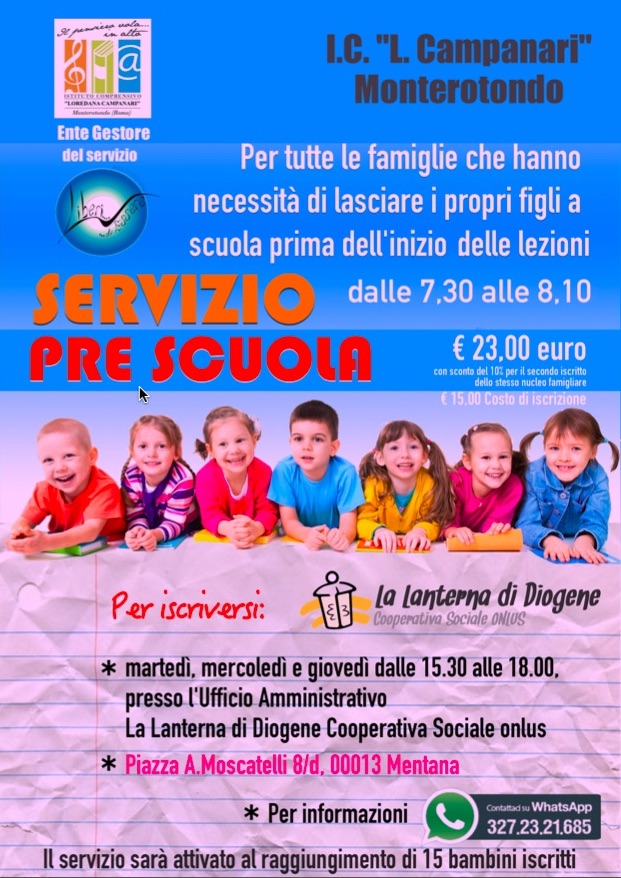 Servizio di pre-scuola